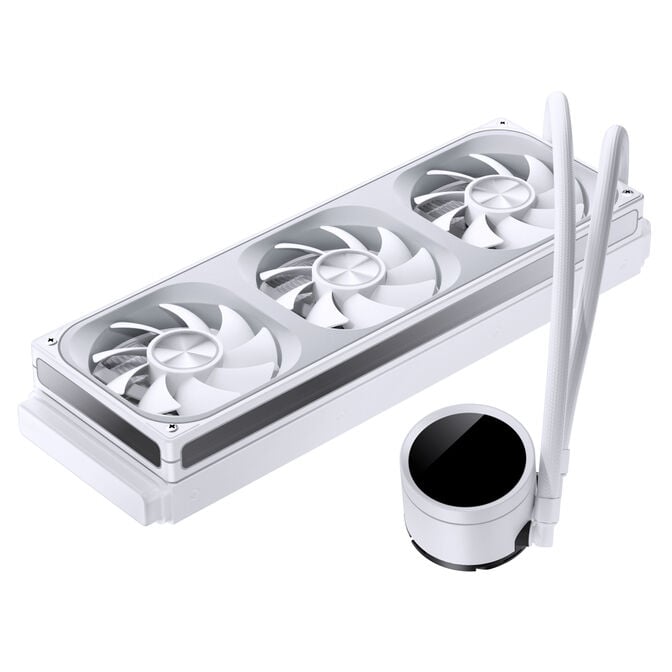 Jonsbo TH-360 AiO Wasserk&uuml;hlung, ARGB, Segmentanzeige - 360mm, wei&szlig; image number 2