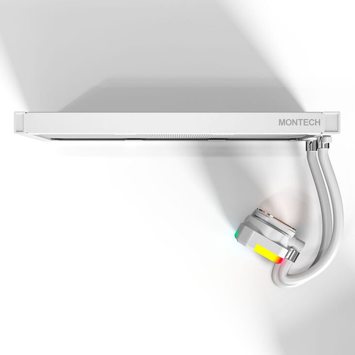 Montech Hyper Flow ARGB AIO water cooling, white - 360mm image number 3