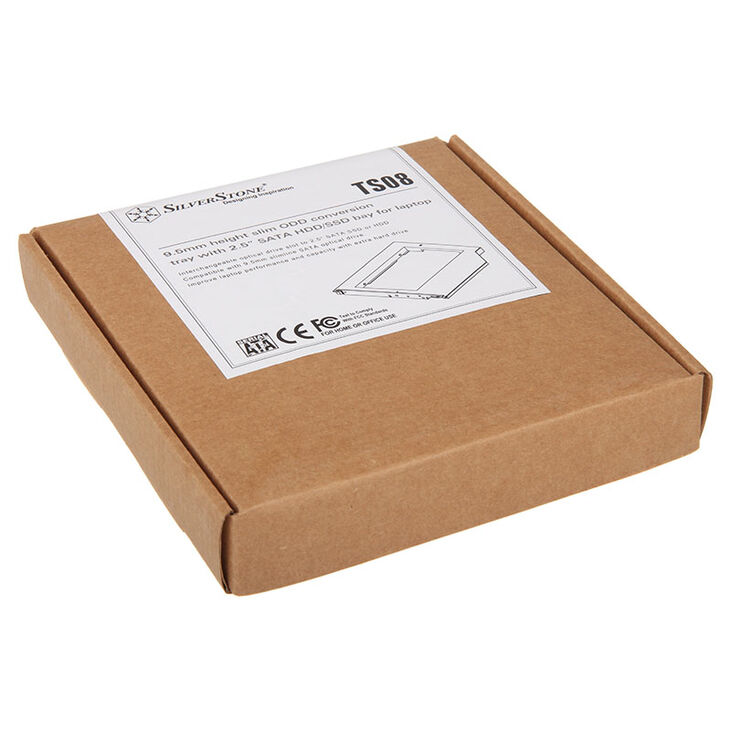 SilverStone SST-TS08 Slim ODD Adapter für 9,5mm Einschub image number 2