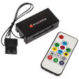 Raijintek IRIS 14 Rainbow RGB LED-L&uuml;fter, 2er Set inkl. Controller - 140mm image number null