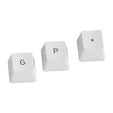 Glorious GPBT Keycaps - 114 PBT Tastenkappen, ANSI, US-Layout, Arctic White image number null