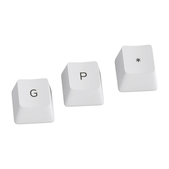 Glorious GPBT Keycaps - 114 PBT Tastenkappen, ANSI, US-Layout, Arctic White image number 1