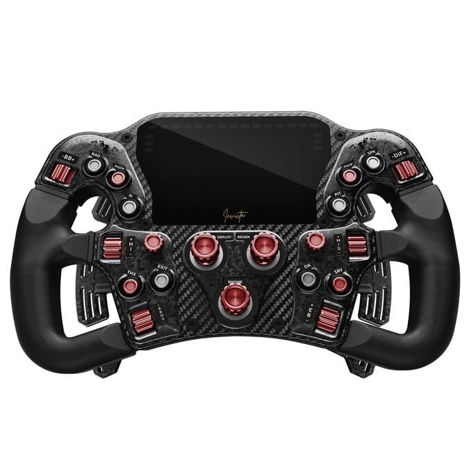 Asetek SimSports Invicta Formula Lenkrad - rot + The Invicta Wheelbase (27 Nm) image number 4