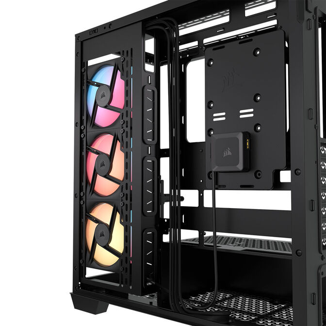 Corsair 3500X LX-R PC Case, Mid Tower, E-ATX, RGB, Tempered Glass - black image number 12