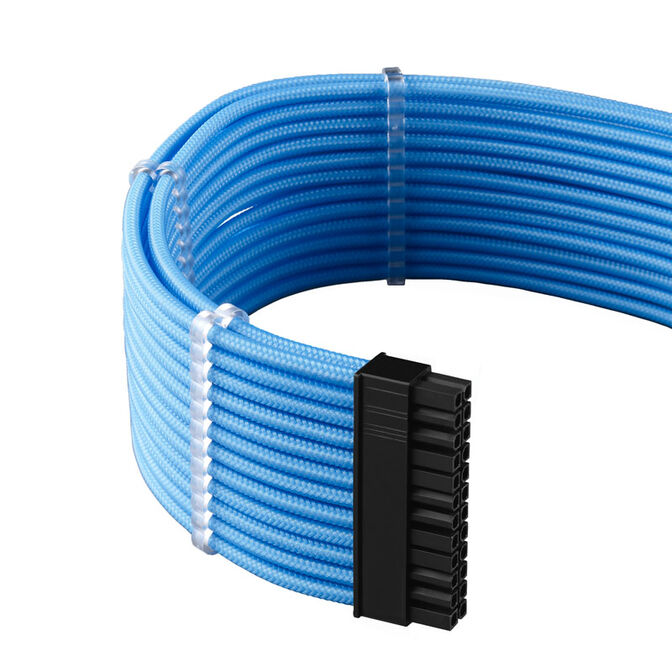 CableMod C-Series PRO ModMesh Cable Kit f&uuml;r RMi/RMx/RM (Black Label) - hellblau image number 1