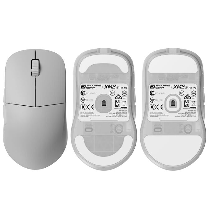 Endgame Gear XM2w 4k v2 Gaming Mouse, 4,000Hz - White Frost image number 10