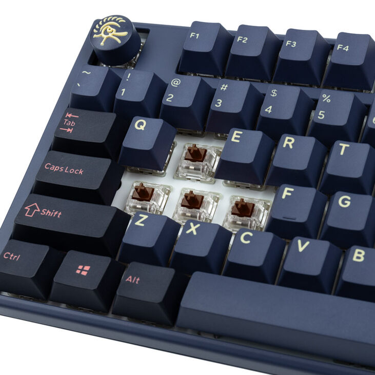 Ducky One 3 Cosmic Blue TKL Gaming Tastatur, RGB LED - MX-Brown (US) image number 4