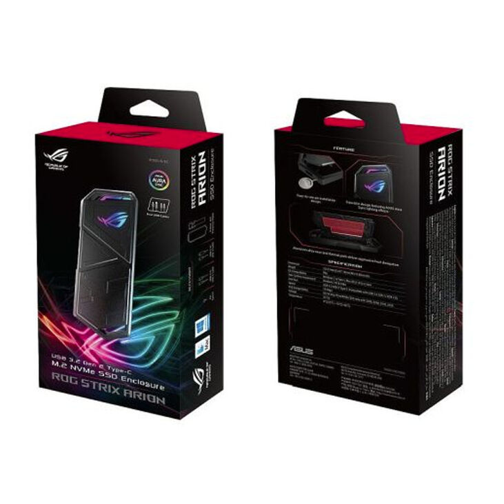 ASUS ROG Strix Arion externes USB 3.2 M.2 SSD Gehäuse - schwarz image number 6