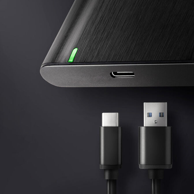 AXAGON EE25-A6C USB-C 3.2 - SATA 6G 2.5" externes Festplattengeh&auml;use - schwarz image number 2
