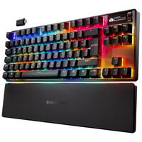 SteelSeries Apex Pro TKL Gen 3 Wireless Gaming-Tastatur, TKL-Tastatur (80 %), OLED-Display, OmniPoint 3.0 Switches, RGB – ISO (DE)