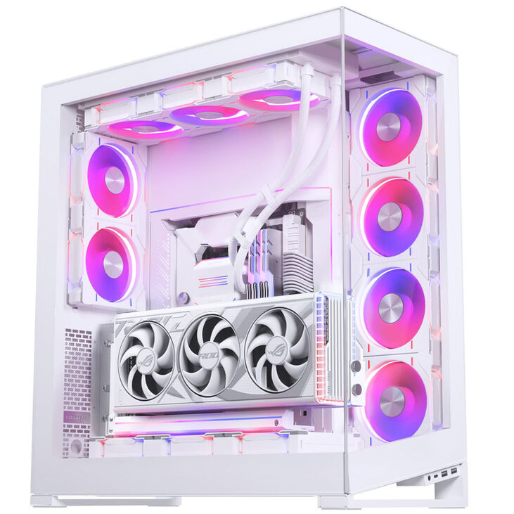 Phanteks Premium Vertical GPU Bracket + PCIe 4.0 x16 Riser Cable, DRGB - 220 mm, white image number 7