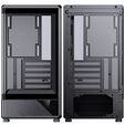 Jonsbo D200 PC-Geh&auml;use, Mini-Tower, mATX, Tempered Glass - schwarz image number null