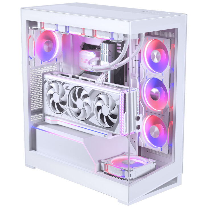 PHANTEKS NV5 MK2 Midi-Tower, E-ATX-Gehäuse, Tempered Glass, DRGB - weiß image number 8