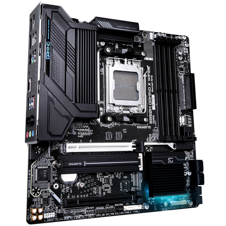 GIGABYTE B850M Gaming X WiFi6E Mainboard, Sockel AM5, AMD B850, mATX, DDR5 image number 1