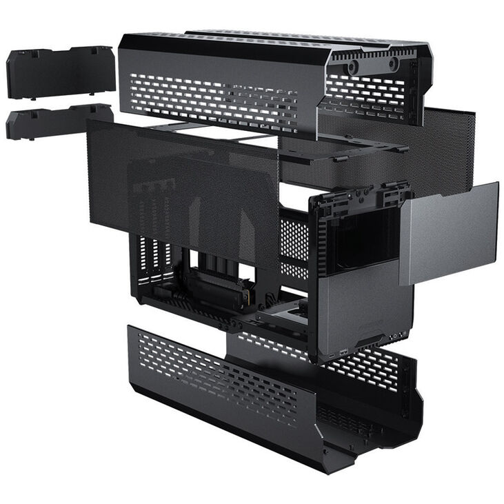 PHANTEKS Evolv Shift XT ITX-Case, ARGB, Tempered Glass - black     + PHANTEKS Revolt SFX 80 PLUS P image number 8