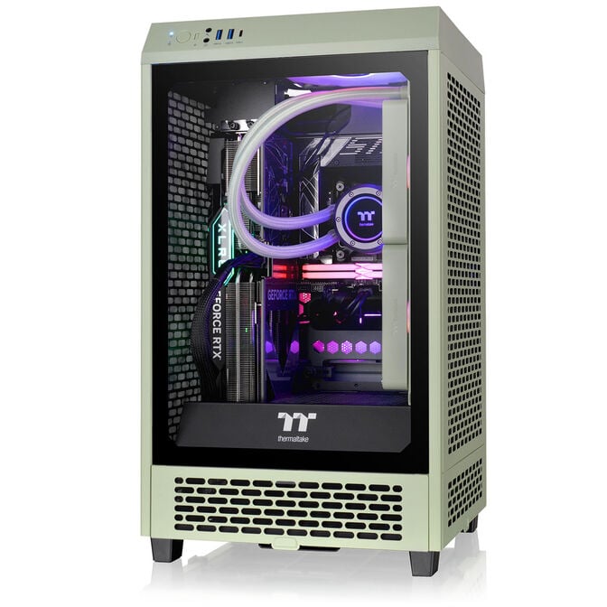 Thermaltake The Tower 200 PC-Geh&auml;use, Mini-Geh&auml;use, Mini-ITX, Tempered Glass - Matcha Green image number 5