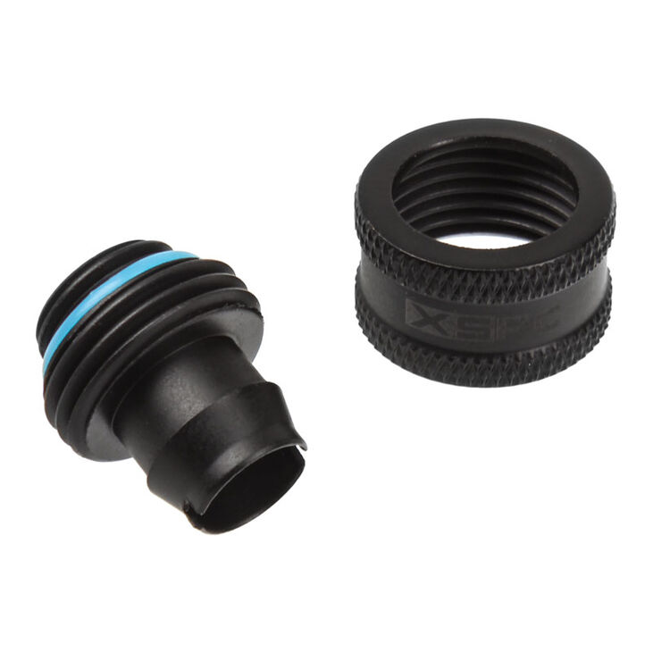 XSPC fitting straight G1/4 inch female thread to 13/10mm - V2, black matte image number 2