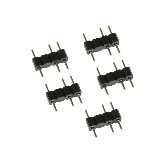 Alphacool Y-Splitter aRGB 3-pin to 4x 3-pin 60cm - black image number 2