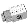 Barrow Special Adapter 90 Grad G1/4 Zoll AG auf G1/4 Zoll IG - silber image number null