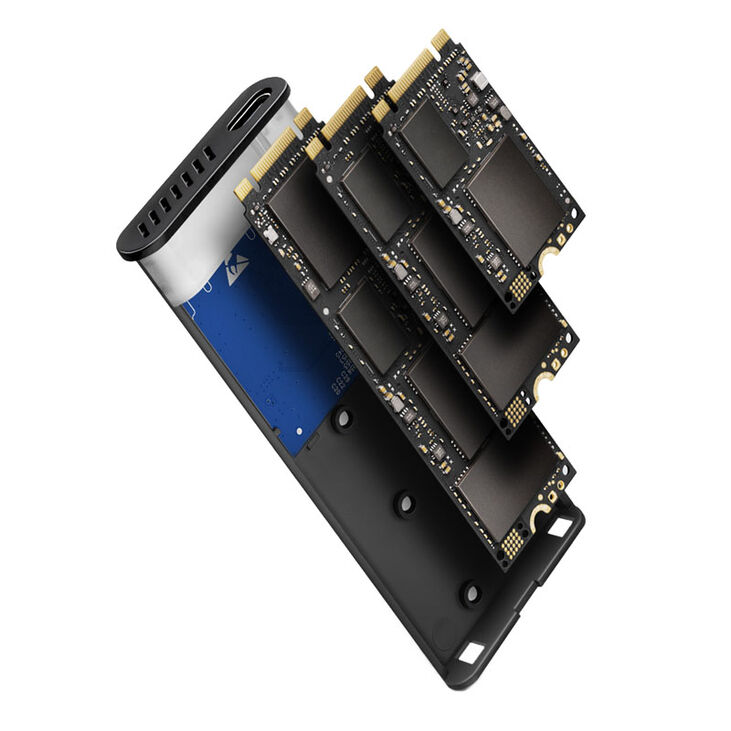 AXAGON EEM2-SB2 USB-C 3.2 Gen 2, M.2 SSD Enclosure - black image number 5