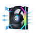 Lian Li UNI FAN SL Wireless LCD Lüfter, ARGB, PWM, 3er-Pack inkl. Controller - Reverse Blade, 120 mm, schwarz image number null