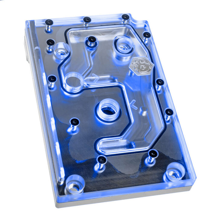 Bitspower Monoblock für ASRock X399M Taichi RGB Nickel - Acryl image number 0