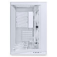 Lian Li O11 Dynamic Mini V2 Flow PC Case, Mini Case, ATX, Tempered Glass - including 5x 120mm fans, white image number null