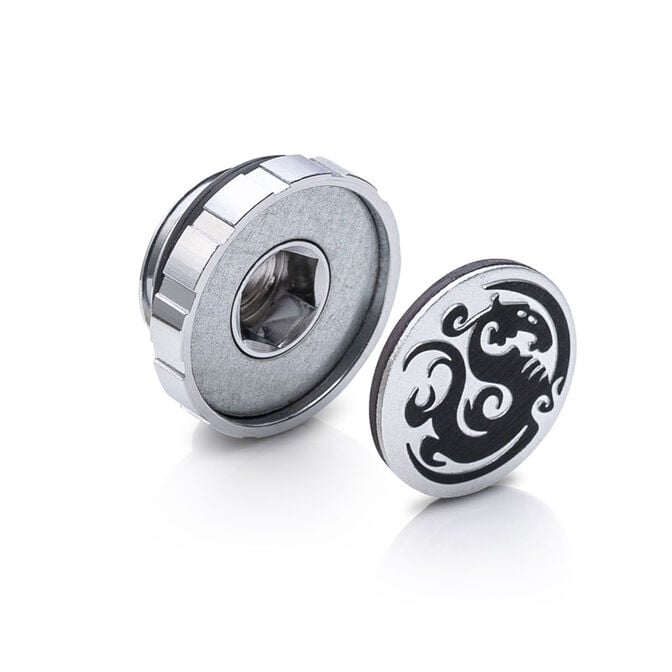 Bitspower Artemis Verschlussstopfen G1/4 Zoll, 4er Pack - silber-gl&auml;nzend image number 1