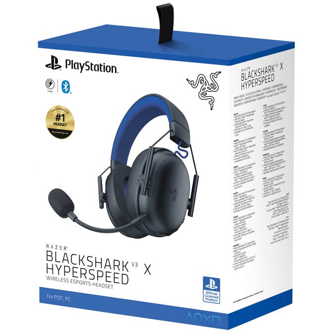 Razer BlackShark V3 X HyperSpeed Gaming Headset, for PlayStation - black image number 10