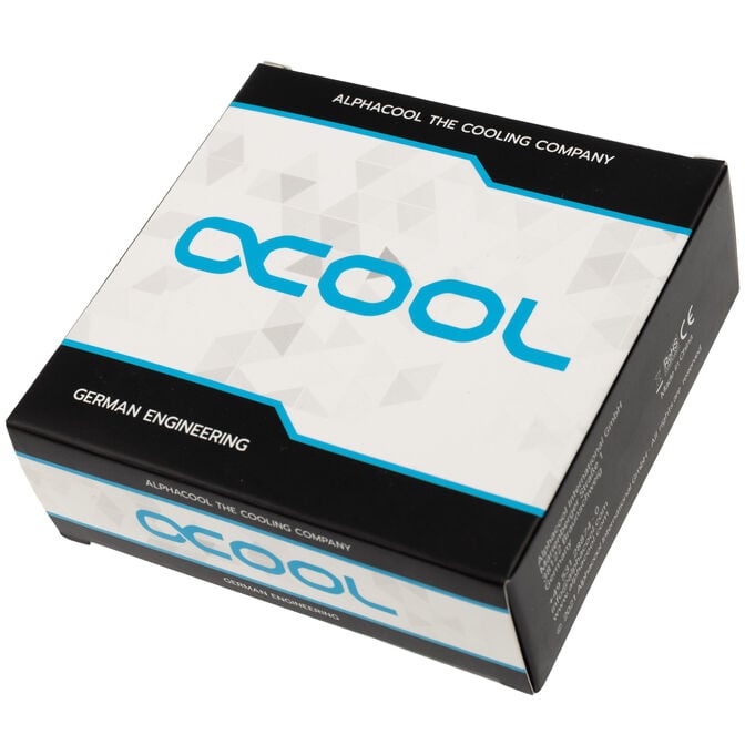Alphacool Eiszapfen L-Verbinder drehbar G1/4 AG auf G1/4 IG - 4 St&uuml;ck wei&szlig; image number 3