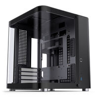 Jonsbo TK-1 2.0 Micro-ATX Geh&auml;use, Tempered Glass - schwarz