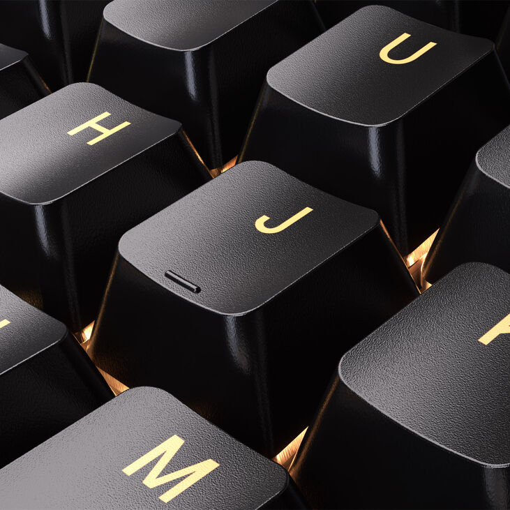 Corsair K70 CORE TKL WIRELESS RGB Gaming-Tastatur, mechanisch, ISO (DE), MLX RED Switch - schwarz image number 16