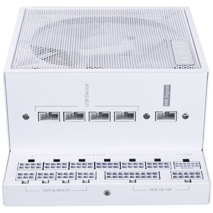 Lian Li EDGE EG1300 80 PLUS Platinum Power Supply, PCIe 5.1, ATX 3.1 - 1300 Watts, White image number 5
