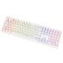Ducky Zero 6108 Pure White Kabellose Gaming Tastatur, RGB - Cherry MX2A Blue, ISO (DE) image number null