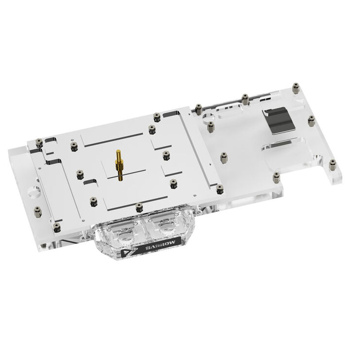 Barrow LRC2.0 full coverage GPU Water Block for AMD 6900XT Aurora RGB - Acryl image number 1