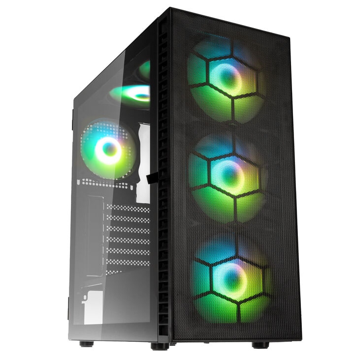 Kolink Observatory HF Plus Mesh ARGB Mid Tower - black image number 0