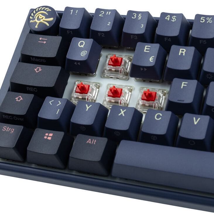 Ducky One 3 Cosmic Blue SF Gaming Tastatur, RGB LED - MX-Red image number 4