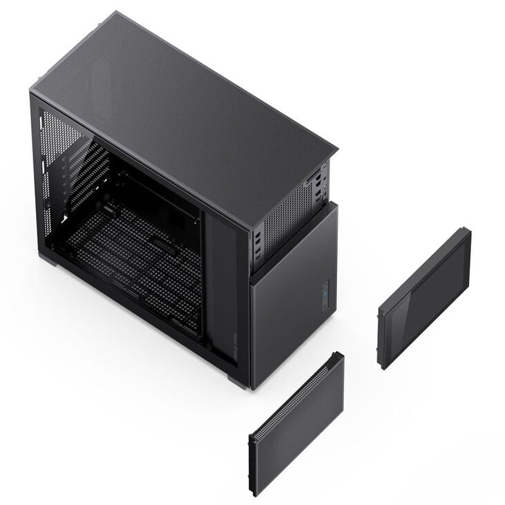 Jonsbo D41 MESH Screen ATX Gehäuse, Tempered Glass - schwarz image number 6