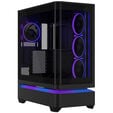 ASUS Prime AP304 ARGB PC Case, Mid Tower, ATX, ARGB, Tempered Glass &ndash; black image number null