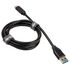InLine USB 3.2 Gen.2 Cable, Type C to A Plug/Plug, black - 1m image number null