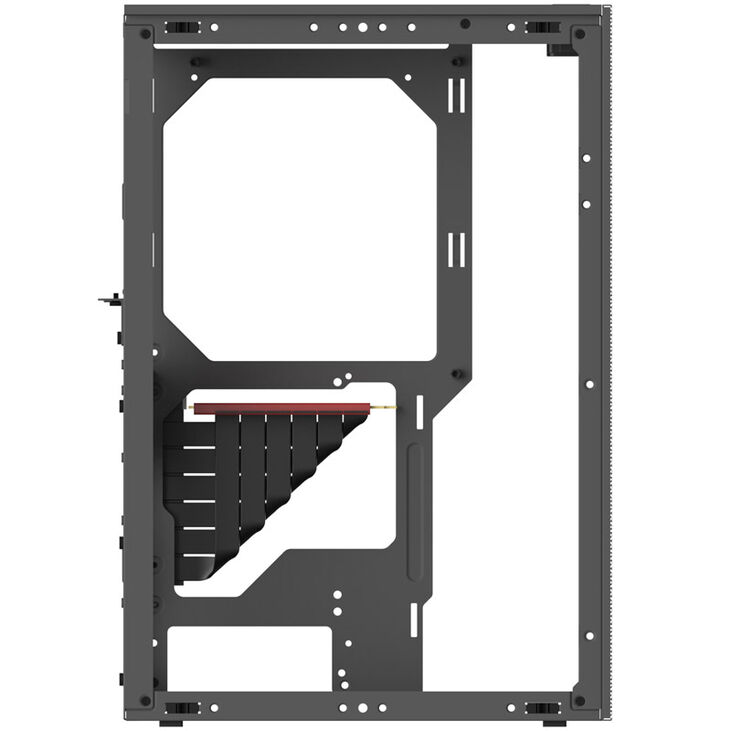 Ssupd Riser Flachband-Kabel - PCIe 4.0, 140mm, gewinkelt, schwarz image number 3