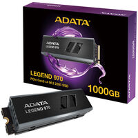 ADATA LEGEND 970 PRO NVMe SSD, PCIe 5.0 M.2 Typ 2280, mit K&uuml;hlk&ouml;rper - 1 TB