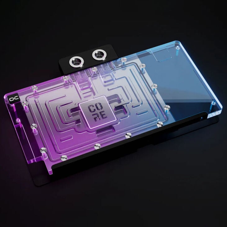 Alphacool Core RTX 5080 ROG Astral GPU Wasserkühlung, ARGB, mit Backplate - Acryl image number 2