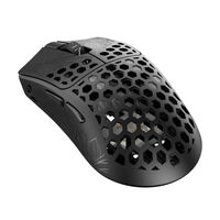 TENKO AKITSU MEDIUM Wireless Gaming-Maus, 40 g, PixArt 3950, 8K Polling - schwarz