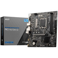 MSI Pro H610M-G, Socket LGA 1700, Intel H610M, Micro-ATX - DDR5