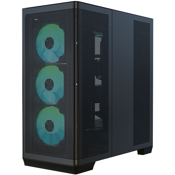APNX Creator C1-R PC-Geh&auml;use, Midi-Tower, ATX, Tempered Glass - schwarz image number 1