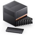 Jonsbo N6 NAS Case, Cube Case, mATX, Steel/Mesh - Black image number null