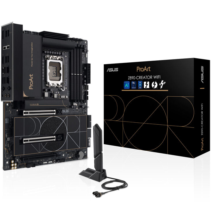 ASUS ProArt Z890-Creator WiFi motherboard, LGA 1851 socket, Intel Z890, ATX, DDR5 image number 0