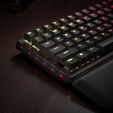 Corsair Vanguard 96 Wireless Gaming Keyboard, Mechanical, RGB, LCD Display, DE Layout - Black image number null