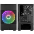 Aerocool Atomic v1 Mid Tower, ARGB, Tempered Glass - Black image number null